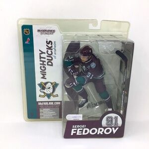 Sergei Fedorov McFarlane’s SportsPicks Series 9 Anaheim Mighty Ducks Figure NIB